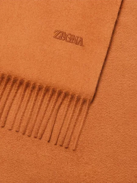 Kašmyro šalikas Zegna oranžinė