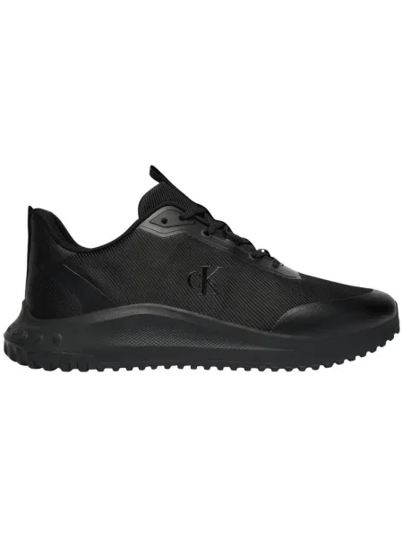 Blugi Calvin Klein din dantelă negru