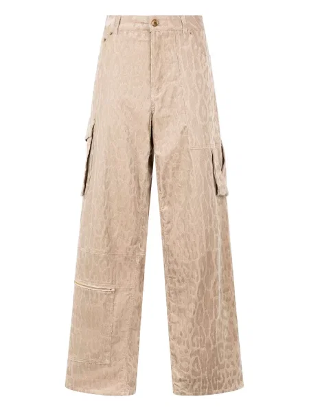 Pantaloni cargo Roberto Cavalli cu imagine