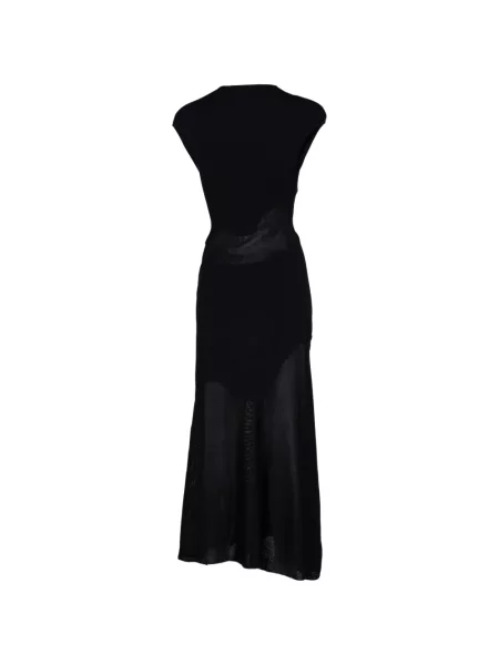 Rochie maxi Proenza Schouler plasă negru