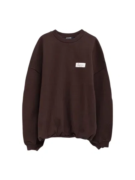Bluza nierozpinana Jacquemus brązowa