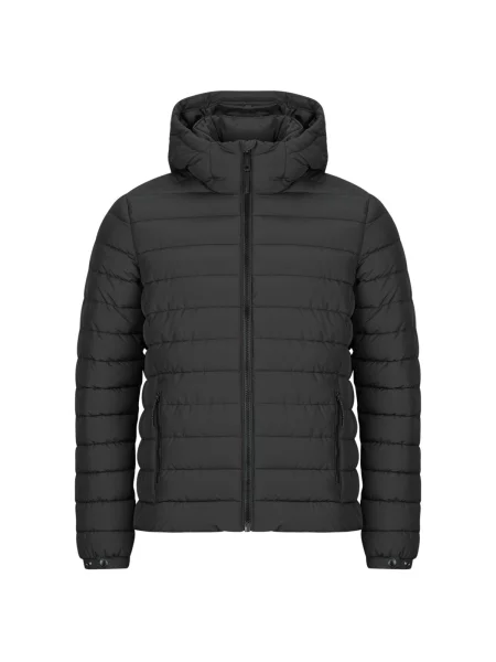 Geacă Superdry cu glugă negru