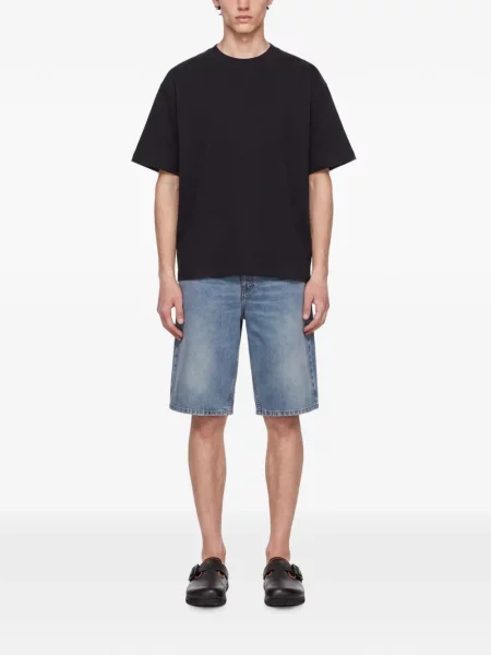 Scurt tricou Ymc cu decolteu rotund negru