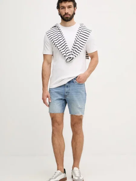Calvin Klein Jeans Pantaloni scurți de blugi albastru
