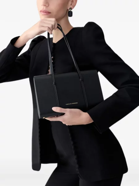Geantă Carolina Herrera din piele negru