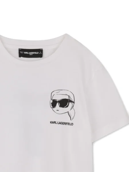 Koszulka dziecięca Karl Lagerfeld biała