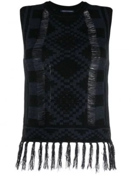 Vestă Scotch & Soda cu franjuri
