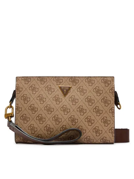 Válltáska Guess HMMILO bézs