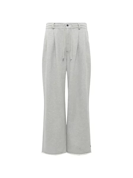 Pantaloni Noir Kei Ninomiya tricotate gri