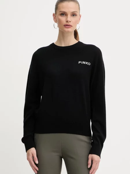 Pinko pulover de lână negru