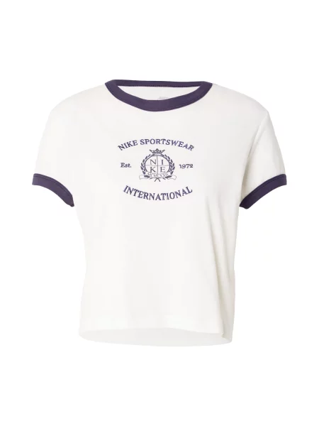 Nike Sportswear Tricou CLB albastru marin / murdar alb