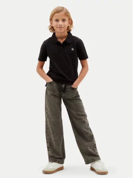 Polokošile Calvin Klein Jeans černé