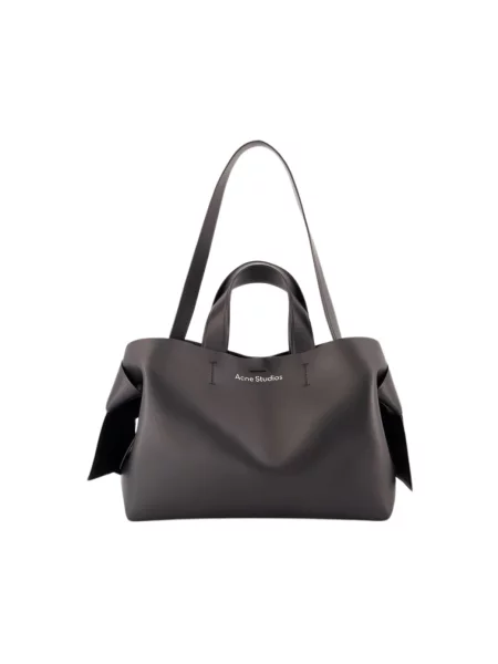 Torebka Acne Studios skórzana pikowana czarna