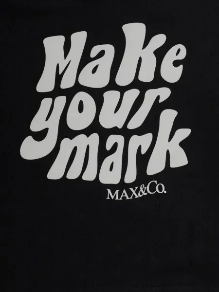 Bluza z kapturem dziecięca Max&co. czarna