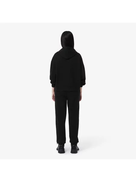 Lacoste Spodnie Dresowe Z Polaru Z Logo białe