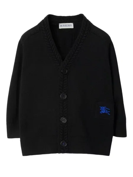 Kardigan dziecięcy Burberry czarny