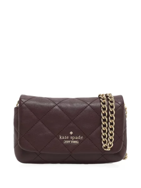 Matlasat geanta crossbody Kate Spade din piele roșu