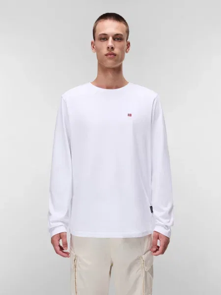 Лонгслив Napapijri белый