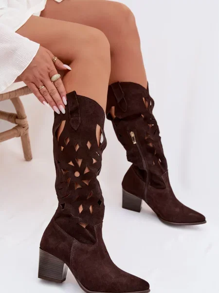 Botine Zazoo din piele alb