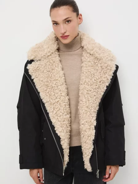 Medicine kurtka biker zimowa oversize czarny