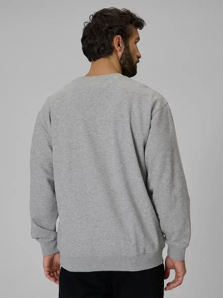 Bluza dresowa regular bez kaptura 4F szara