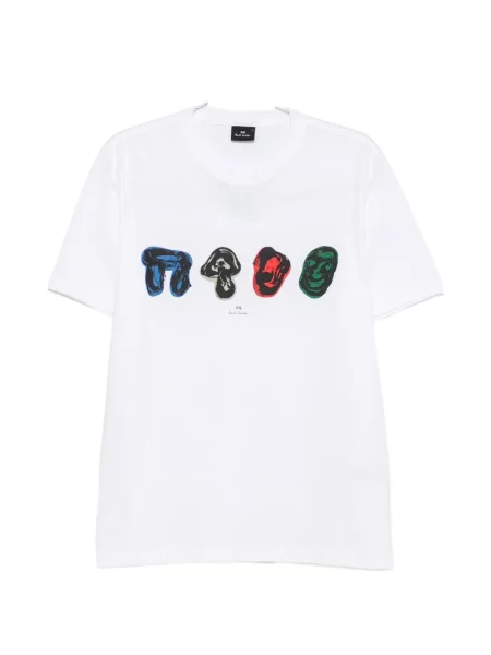 Tricou Ps Paul Smith cu imagine alb