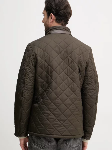Kurtka pikowana z pikowaniem w romby model POWELL' Barbour oliwkowa