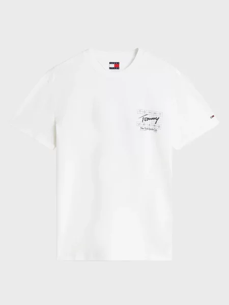 Футболка Tommy Jeans біла