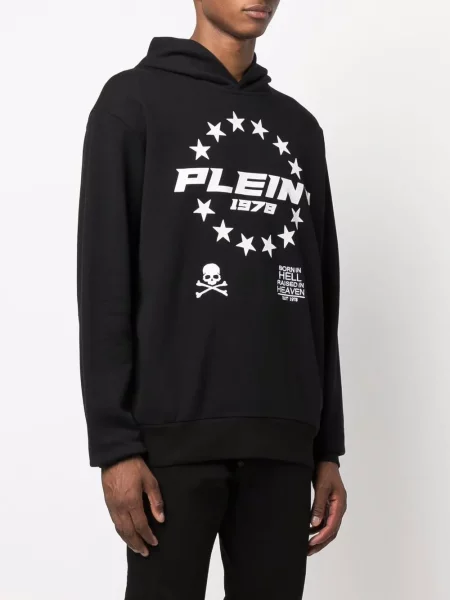 Svetr Philipp Plein s potiskem černý