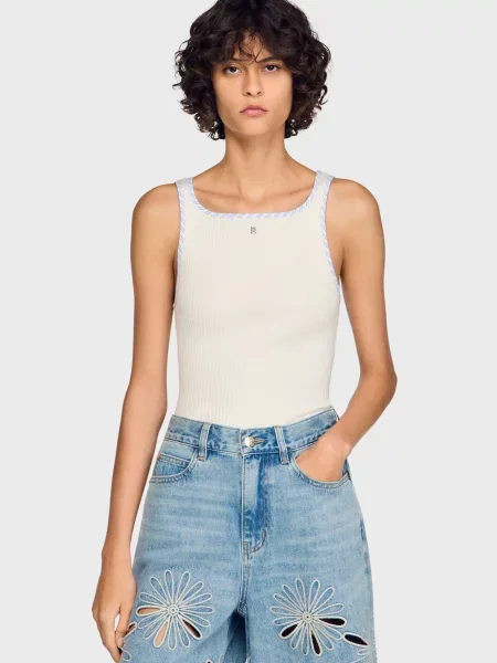 Майка майка Sandro біла