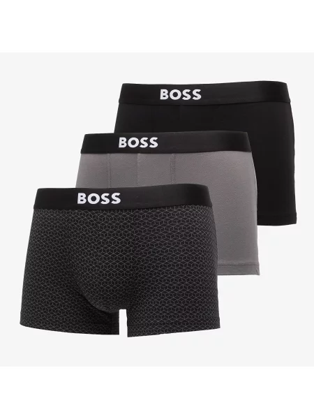 Боксерки Hugo Boss Trunk Boss One D Light Grey XL сиво