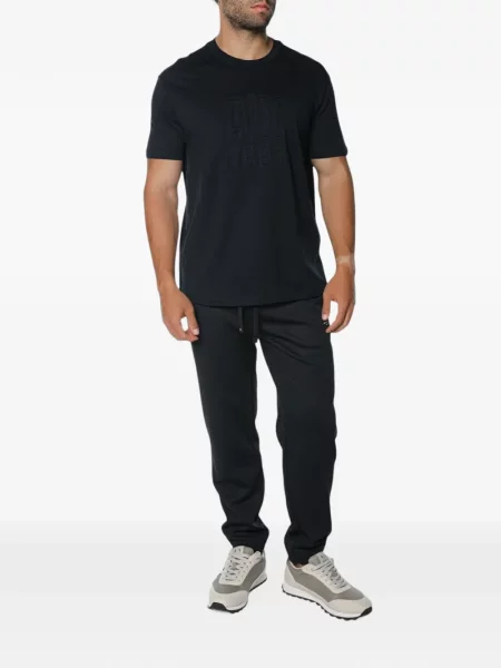 Tricou Armani Exchange cu autograf albastru