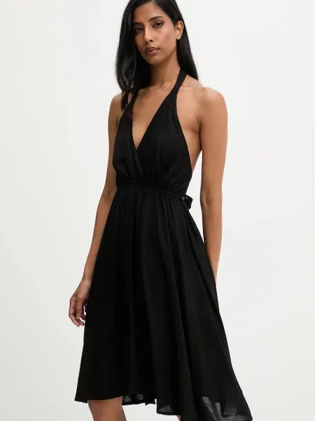 Haljina Answear.LAB mini širi se prema dolje crna