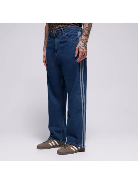 Adidas Spodnie Firebird Denim niebieskie