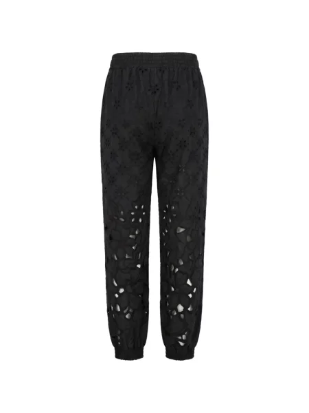Pantaloni Ermanno Scervino cu broderie negru