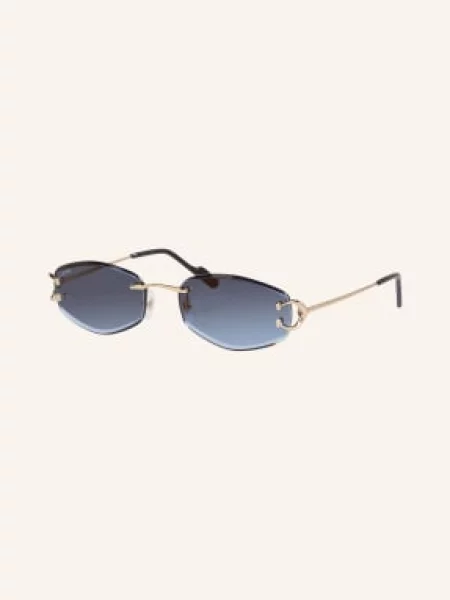 Cartier Akcesoria unisex Żółty ONE SIZE Stylowe okulary przeciwsłoneczne dla mężczyzn i kobiet niebieskie