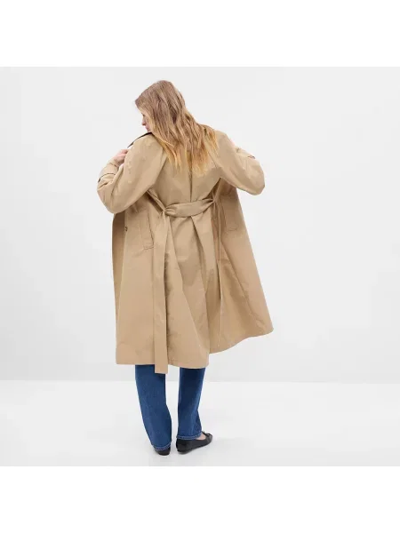 Płaszcz GAP Icon Trench Coat XS khaki