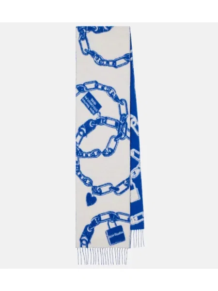 Vuneni šal Acne Studios bijela