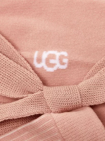 Чорапи Ugg с панделка розово