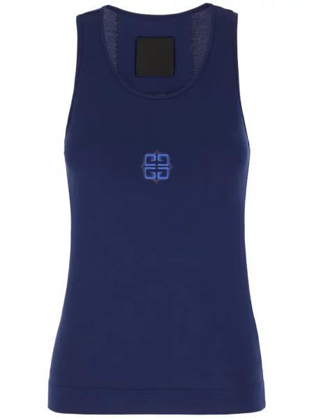 Top Givenchy cu imagine albastru