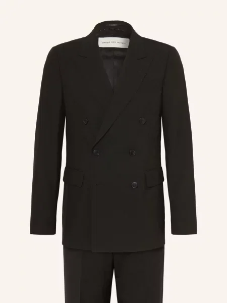 Dries Van Noten Oblek Kodyy Slim Fit černá
