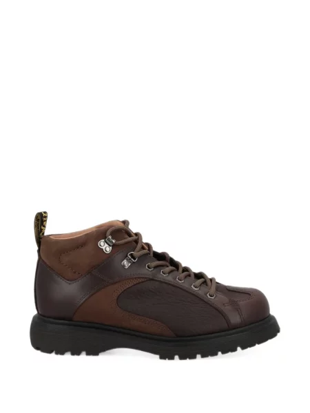Botine Dr. Martens cu șireturi din dantelă maro