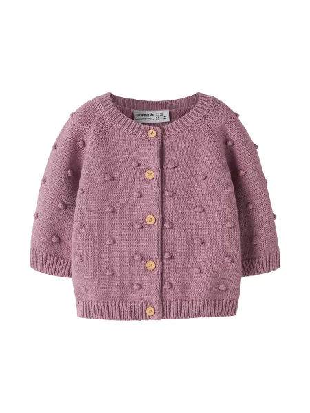 NAME IT Kardigan NBFNASHA sivkasto mauve ljubičasta