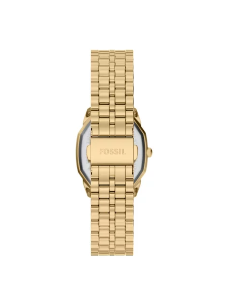 Fossil zegarek złoty zielony