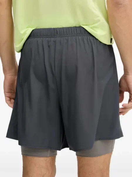 Pantaloni scurți Hummel cu imagine gri
