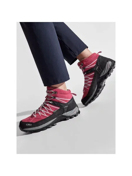Bakancs CMP Rigel Mid Wmn Trekking Wp rózsaszín