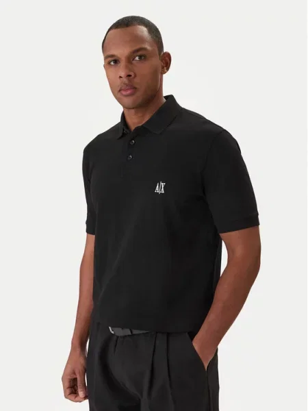 Polo majica Armani crna