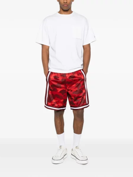 Pantaloni scurți A Bathing Ape® roșu
