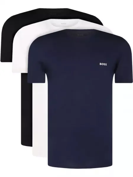 Tricou Hugo Boss Crew Neck Pure Cotton Classic T-shirt Multicolor XL negru