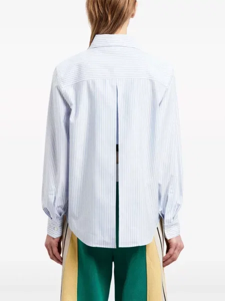 Cămașă Palm Angels cu broderie albastru